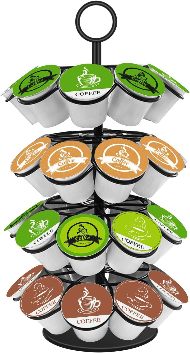 Coffee Pod Holder – 36 Pod Carousel Organizer