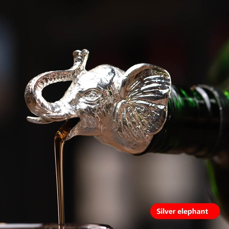 Zinc Alloy Wine Mouth Creative Animal Deer Head Wine Pourer