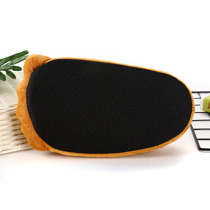 Big foot cotton slippers