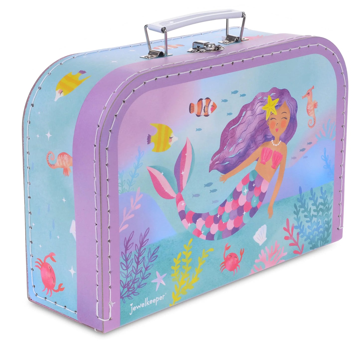 15 Piece Girls Pretend Toy Tin Tea Set Carrying Case Ballea