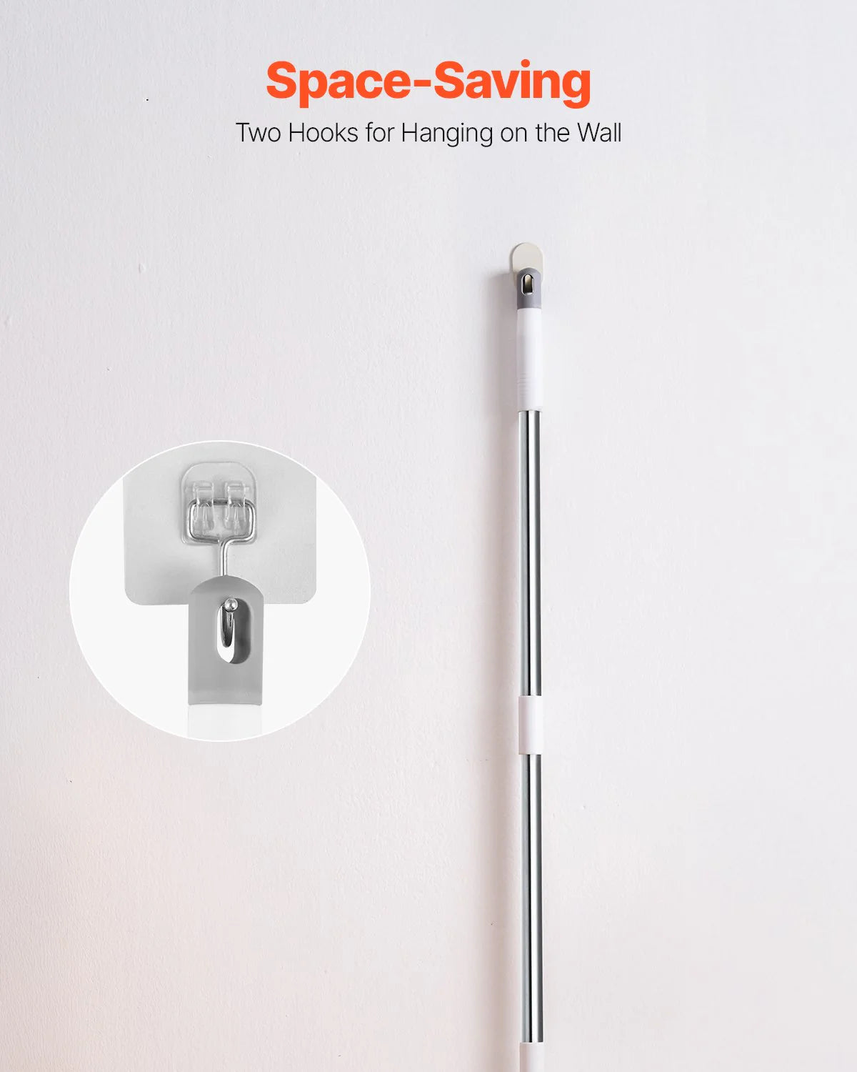 Pet Hair Removal Broom 58.46 in Adjustable Long Handle Pet Hair Rubber Broom