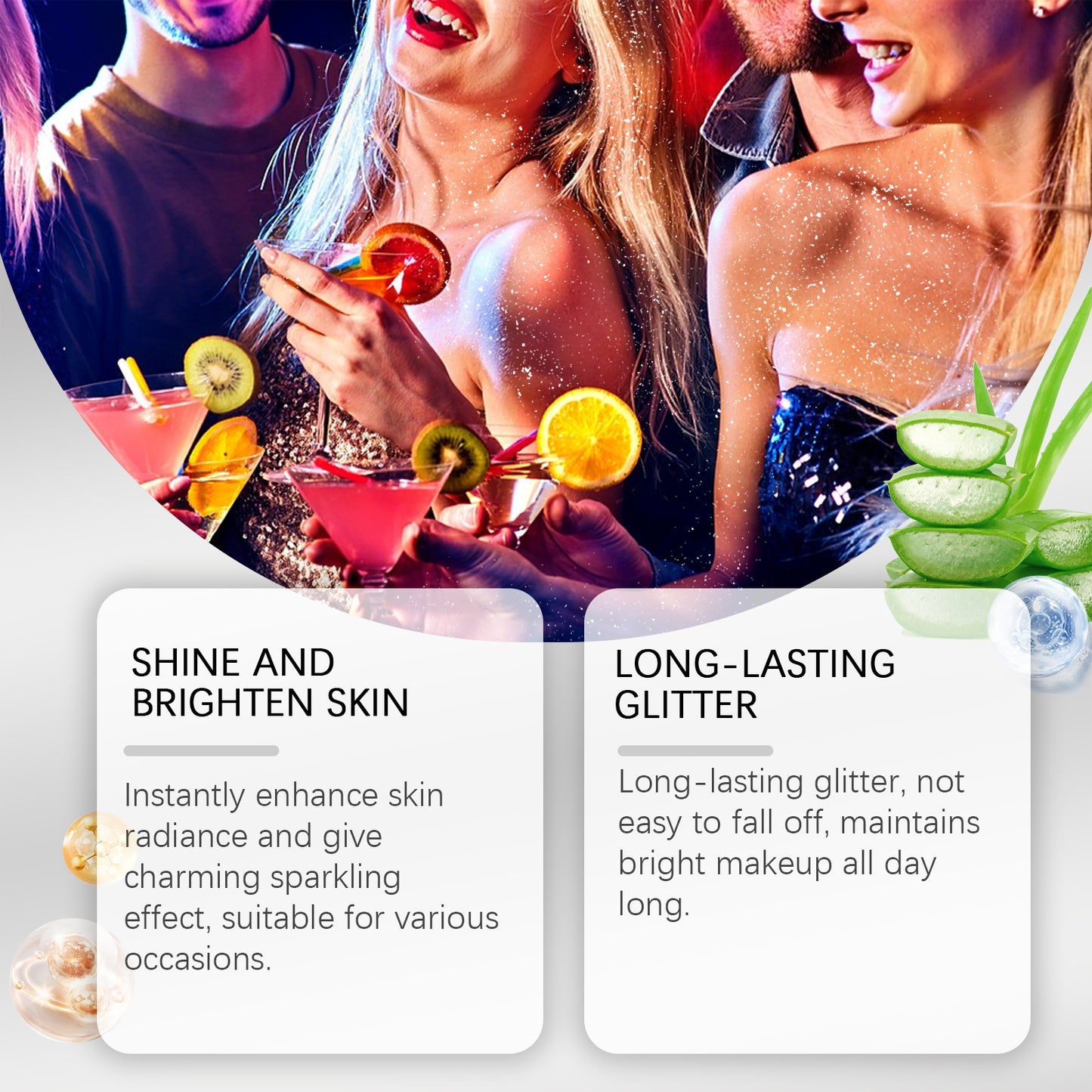 Sparkly Glitter Spray, Hair Body Highlight Shimmer Prom Festival Bash Glitter Spray