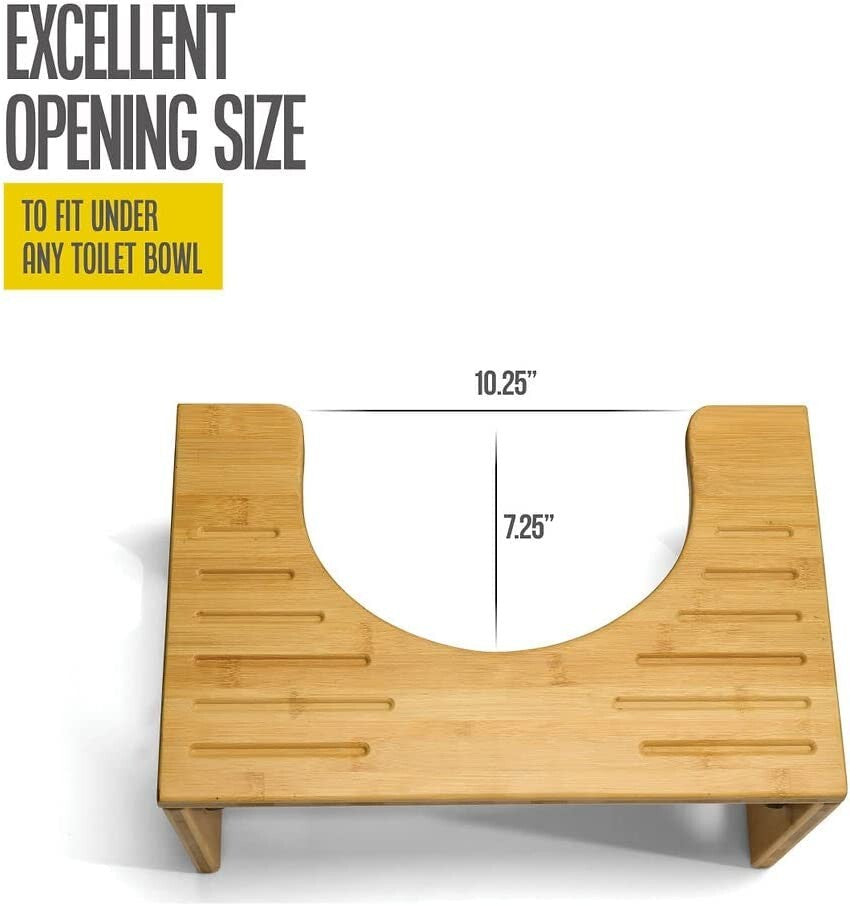 Toilet Stool, Potty Stool, Toilet Foot Stool Waterproof and Non Slip