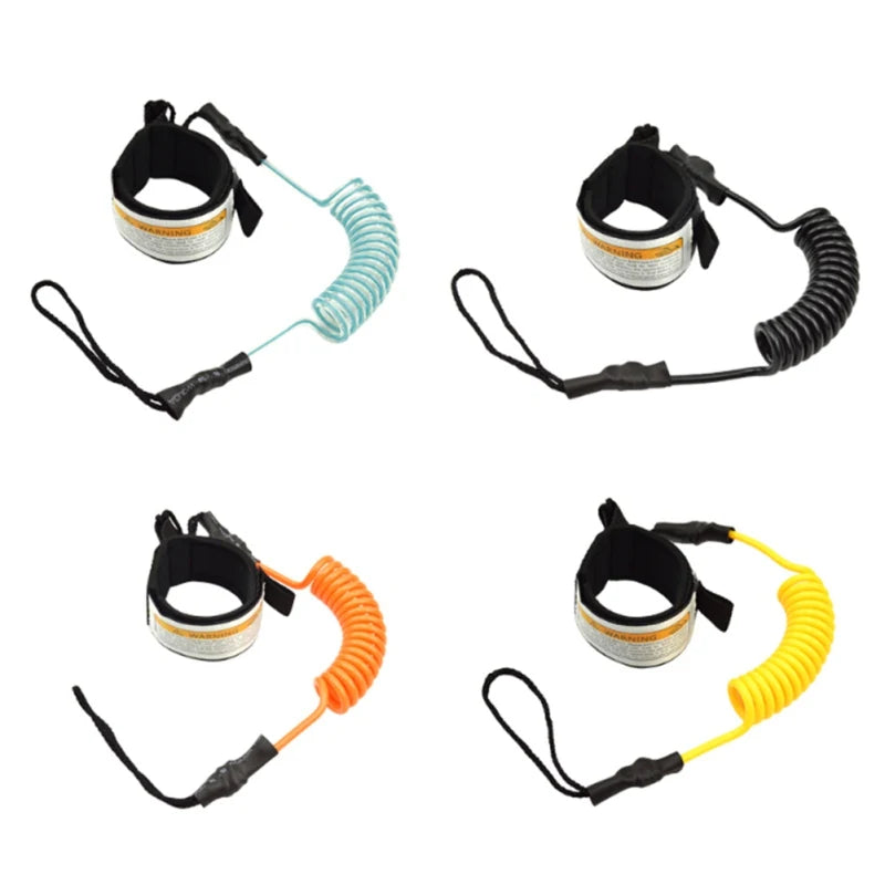 Surfing Kayak Boat Leash Rope Safety Paddle Stand up Paddle Surfing Leash Safety Hand Rope for Surfboard Surfing Accessories