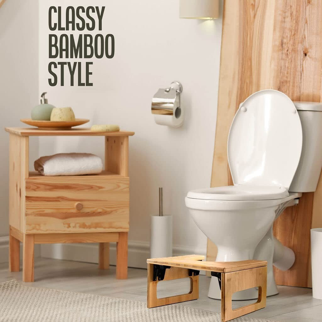 Toilet Stool, Potty Stool, Toilet Foot Stool Waterproof and Non Slip