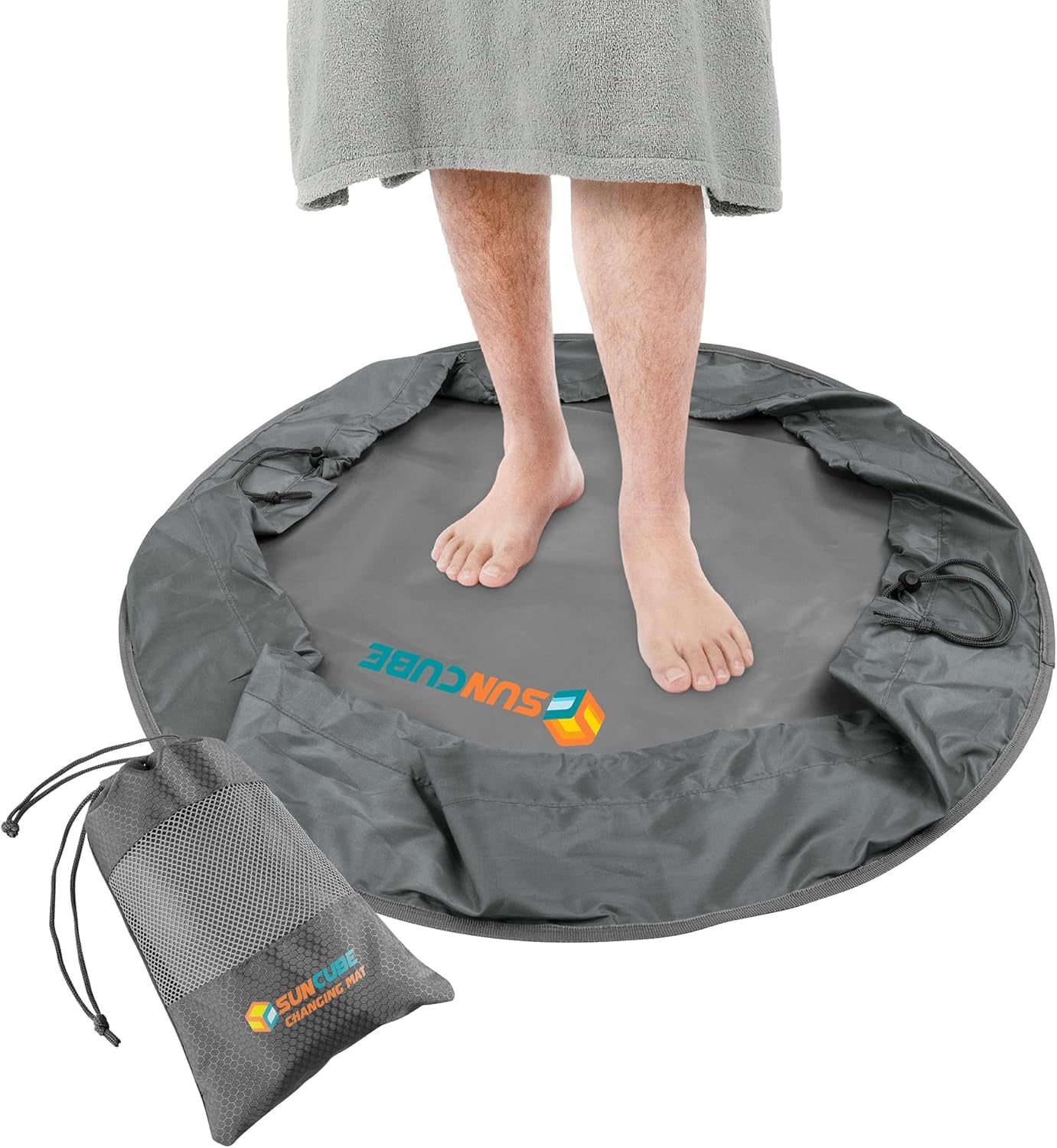 Wetsuit Changing Mat, Waterproof Surf Bag, Drawstring Wetsuit Bag, Surfing Accessories for Kayakers, Dry Bag for Beach, Durable Compact No Leak Mat for Scuba