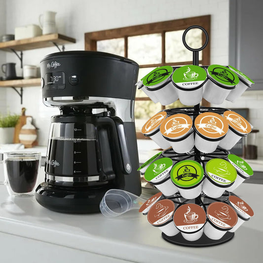 Coffee Pod Holder – 36 Pod Carousel Organizer